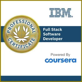 IBM Full Stack Software Developer badge