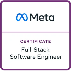 Meta Full-Stack Engineer badge